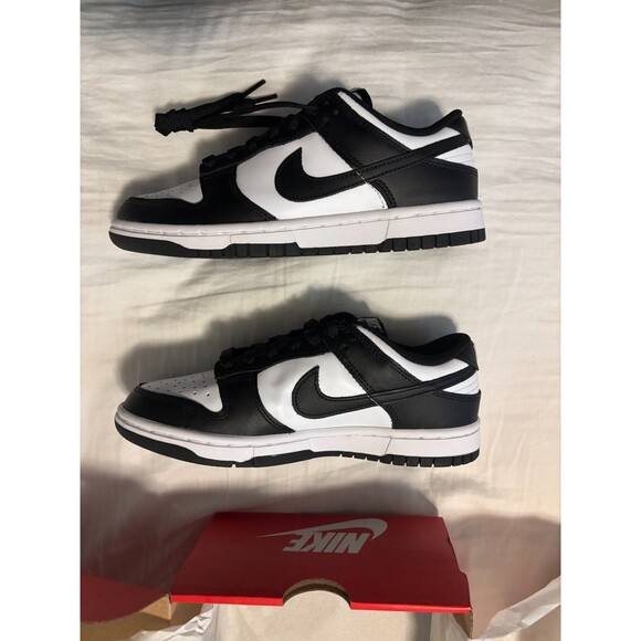 Nike Dunk Low Retro Panda OG Sneakers Women's 6.5, Men's 5, New In Box - Picture 7 of 14